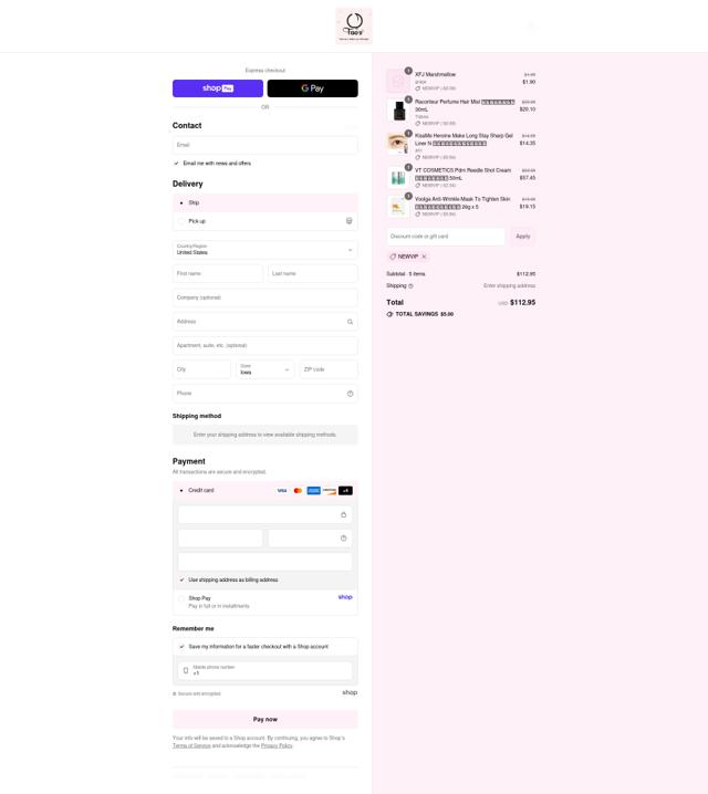 Tao's checkout page showing Tao's discount code box | Screenshot taken by SimplyCodes community member on Aug 20, 2025