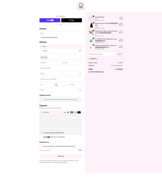 Tao's checkout page showing Tao's discount code box | Screenshot taken by SimplyCodes community member on Aug 11, 2025