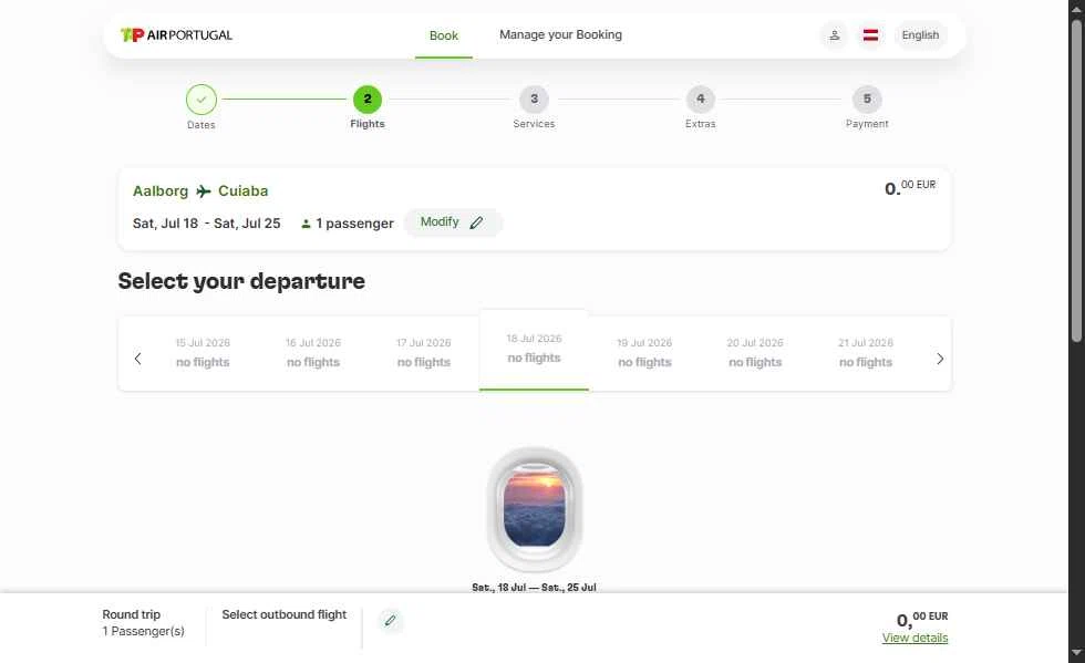 Verification screenshot for Get €2 Off Select Items at TAP Air Portugal - 14d ago