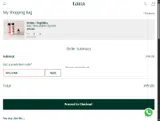 Tara coupon verification screenshot
