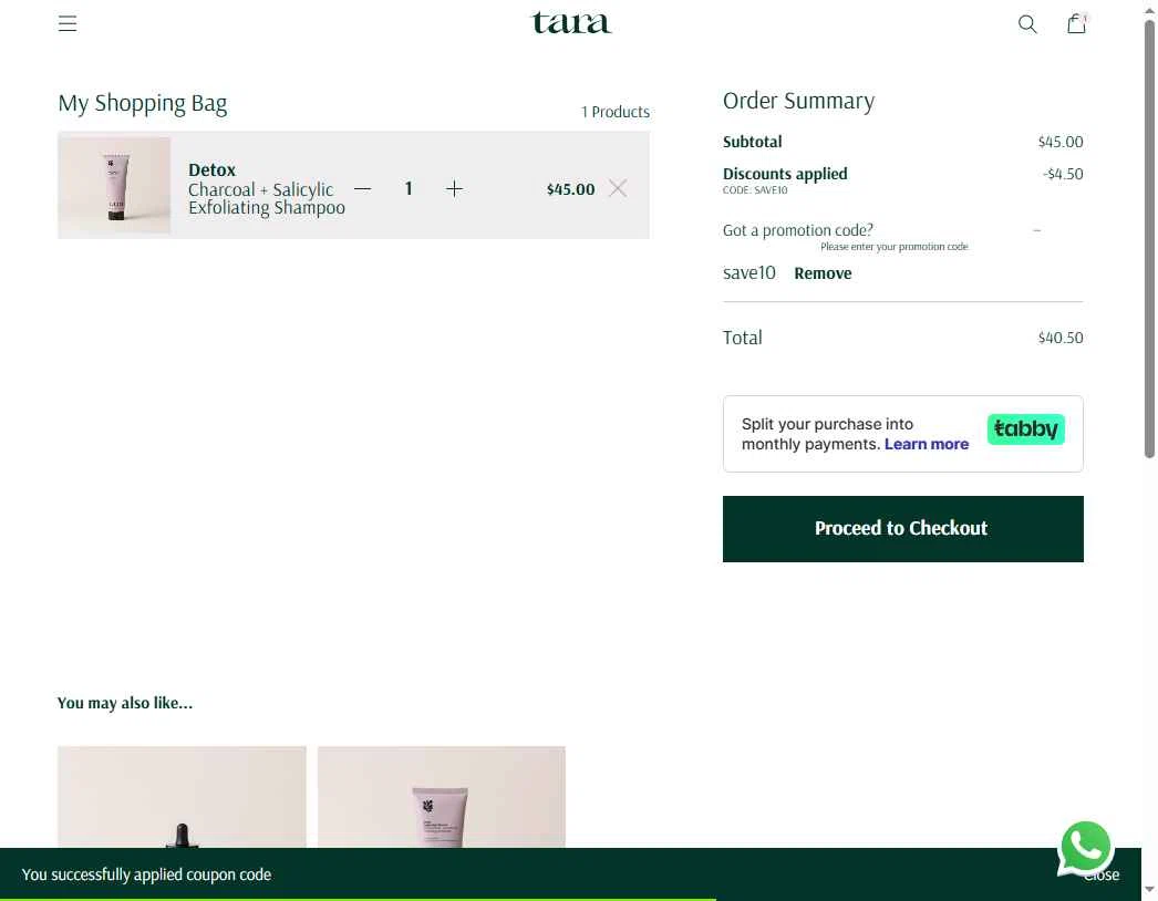 Tara フォロー 100円割引き　 Tara Promo Codes - 15% Off Sitewide (+1 Codes) May 2026