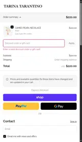 TIARA20 coupon verification screenshot