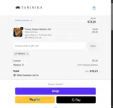 Tarinika coupon verification screenshot
