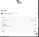 Tarot Fellow coupon verification screenshot
