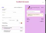 Tarot Stack coupon verification screenshot