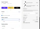 Taspen's Organics coupon verification screenshot