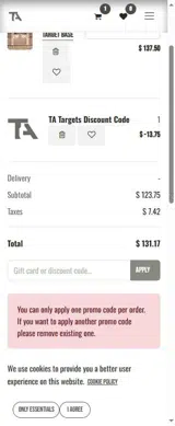 KEYSTONECARRY coupon verification screenshot