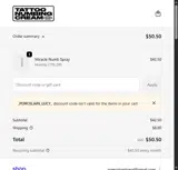 _PORCELAIN_LUCY_ coupon verification screenshot