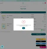 Taylored Expressions coupon verification screenshot