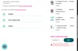 Taylored Expressions coupon verification screenshot