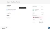 Taylor Shellfish Farms coupon verification screenshot