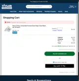 Taylor Toolworks coupon verification screenshot