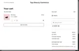 Tays Beauty coupon verification screenshot