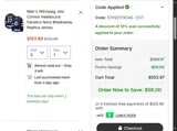 Tampa Bay Lightning Shop coupon verification screenshot