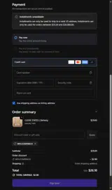 WELCOMEBACK coupon verification screenshot