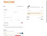 Teaonic coupon verification screenshot