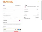 Teaonic coupon verification screenshot