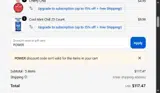 Teaza Energy coupon verification screenshot