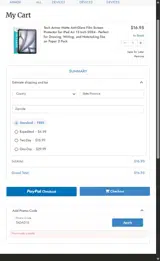 TADAD15 coupon verification screenshot