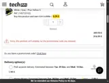 Techinn US coupon verification screenshot