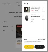 TECKNET US coupon verification screenshot