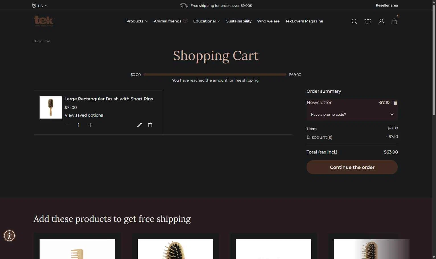 tek-italy checkout page showing tek-italy promo code box | Screenshot taken by SimplyCodes community member on Nov 13, 2025