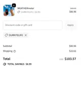 OURKITELIFE coupon verification screenshot