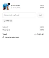 TFF10 coupon verification screenshot
