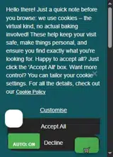 GLOW20 coupon verification screenshot
