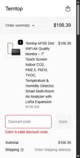 welcome10 coupon verification screenshot