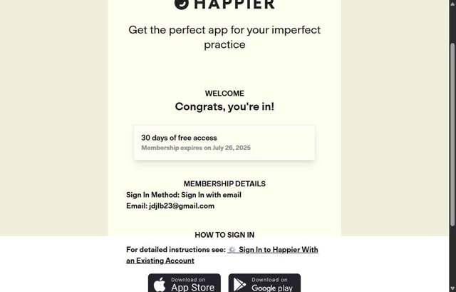 Ten Percent Happier checkout page showing Ten Percent Happier promo code box | Screenshot taken by SimplyCodes community member on Jun 26, 2025