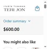 WELCOME coupon verification screenshot