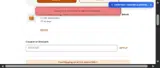 Terra Mare coupon verification screenshot