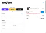 Terror Threads coupon verification screenshot
