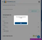 TestingMom coupon verification screenshot