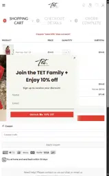 wear10% coupon verification screenshot