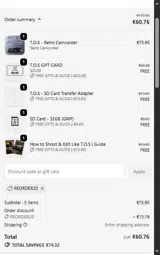 ThatOneStreet coupon verification screenshot