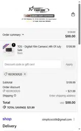 ThatOneStreet coupon verification screenshot
