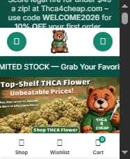 THCA4cheap.com checkout page showing THCA4cheap.com promo code box | Screenshot taken by SimplyCodes community member on Feb 3, 2026