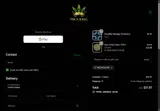 THC King coupon verification screenshot