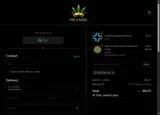 THC King coupon verification screenshot