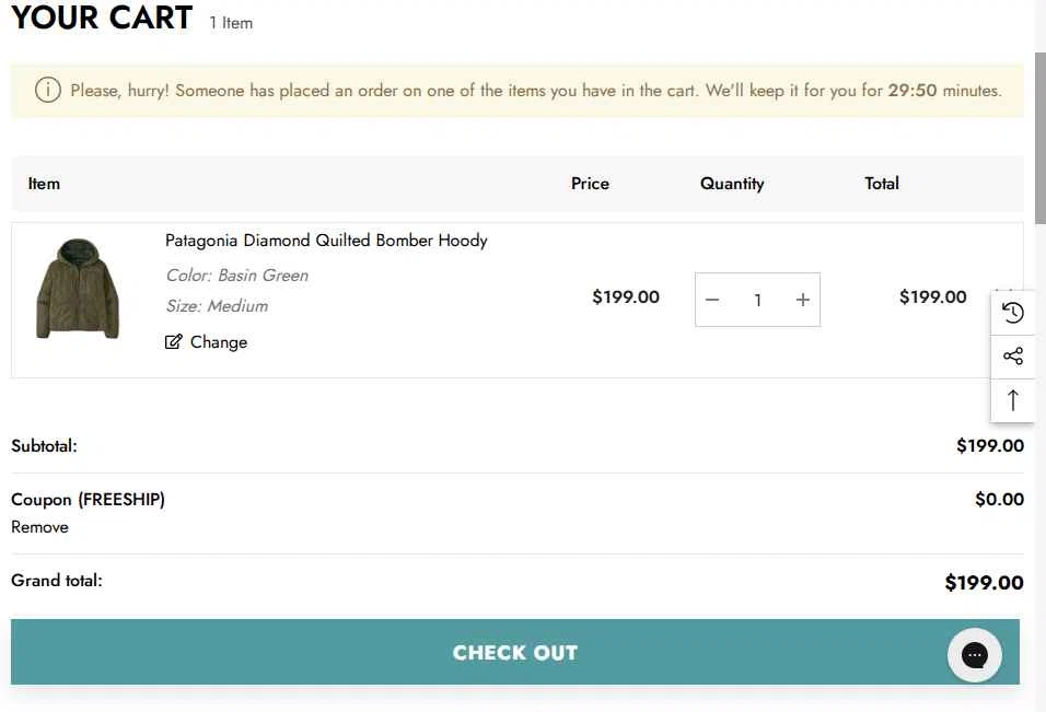 ALPINISTAS checkout page showing ALPINISTAS coupon code box | Screenshot taken by SimplyCodes community member on Nov 23, 2025