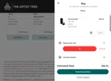 The Artist Tree coupon verification screenshot