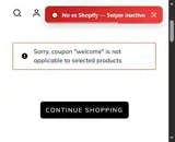 The Art Of Beauty coupon verification screenshot