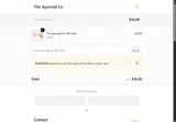 theayur15 coupon verification screenshot