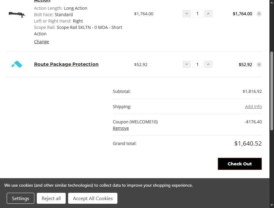 The Battalion checkout page showing The Battalion promo code box | Screenshot taken by SimplyCodes community member on Jul 16, 2025