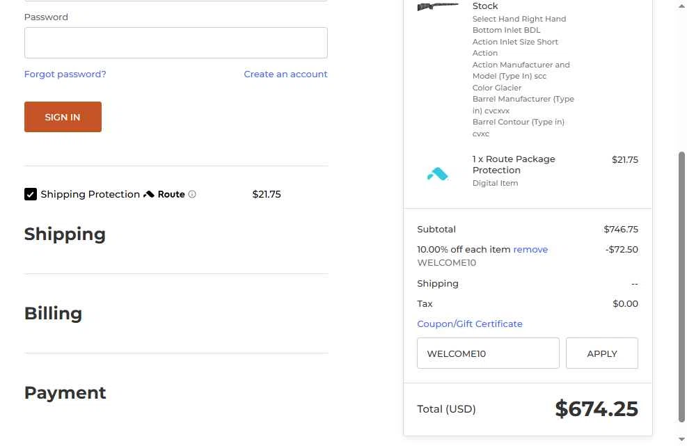 The Battalion checkout page showing The Battalion promo code box | Screenshot taken by SimplyCodes community member on Jan 4, 2026