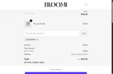 BLOOMI20 coupon verification screenshot