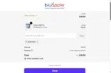 The Bluapple coupon verification screenshot