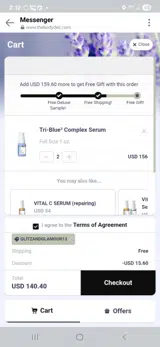GLITZANDGLAMOUR13 coupon verification screenshot